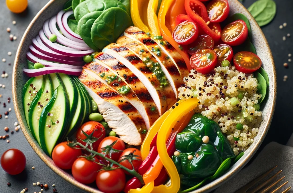 Ten posiłek warto zjeść każdego dnia! Przepis na Zbilansowany Lunch Bowl (około 500 kcal)