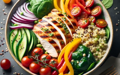 Ten posiłek warto zjeść każdego dnia! Przepis na Zbilansowany Lunch Bowl (około 500 kcal)